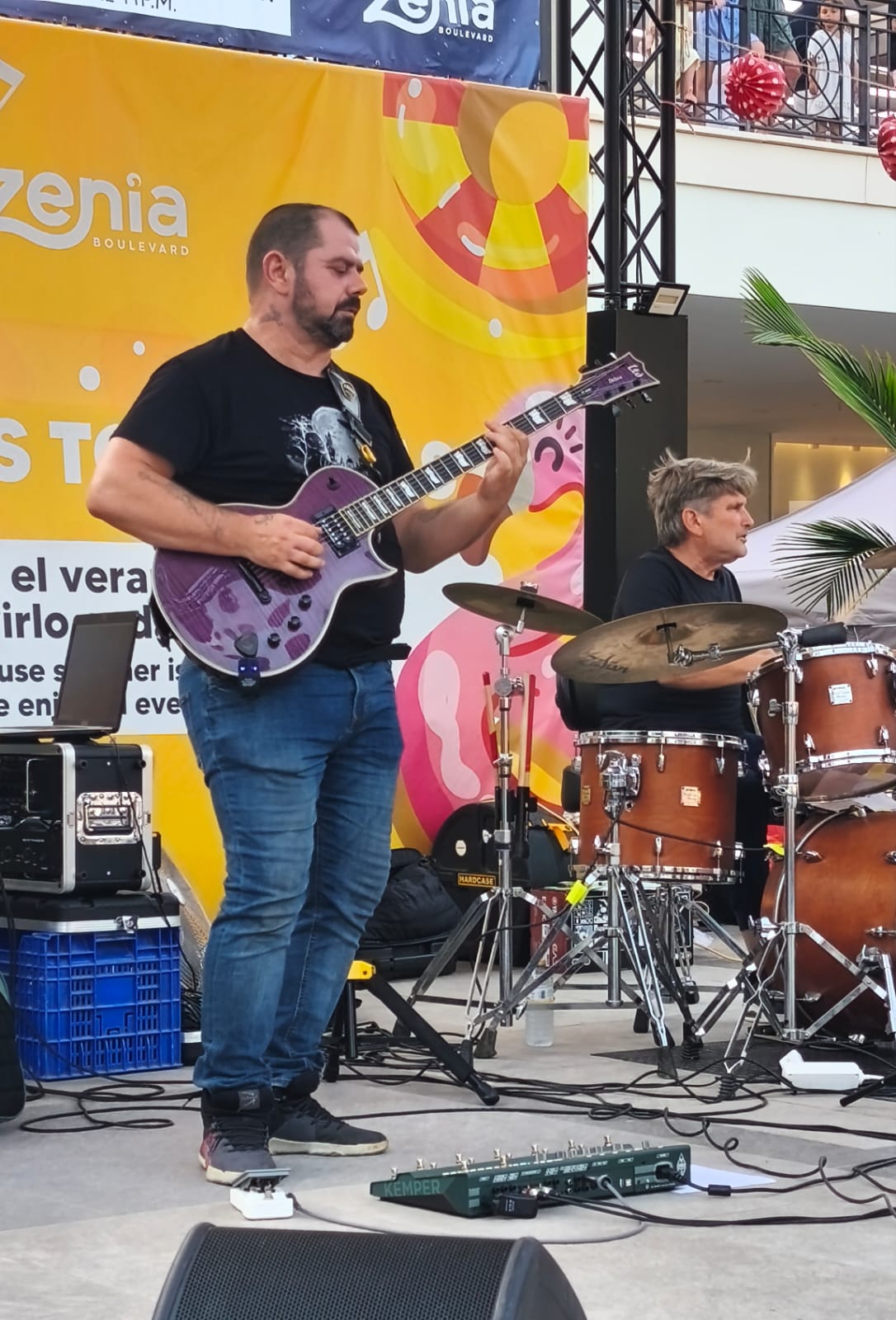 Guitarrista en directo